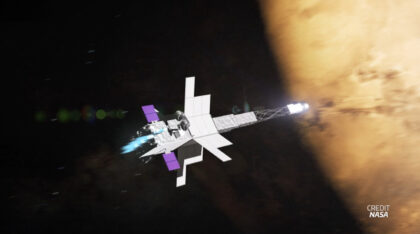 Vizualizace sondy Space Reactor-1 Freedom