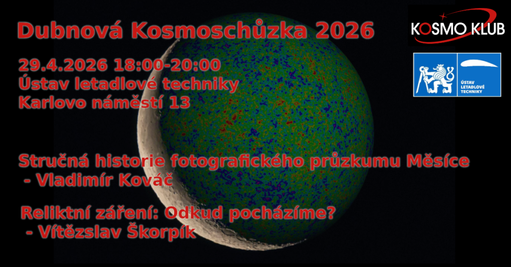 Program dubnové Kosmoschůzky