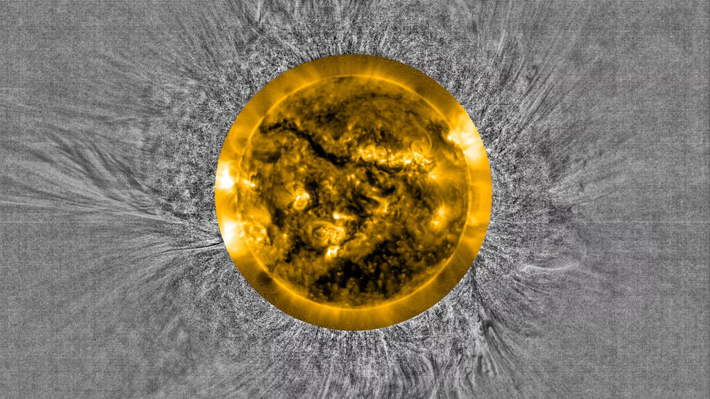 Proba-3 sleduje pohyb slunečního větru blízko povrchu Slunce.