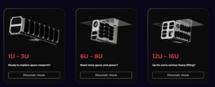 Část z různých platforem, které firma SpaceManic nabízí