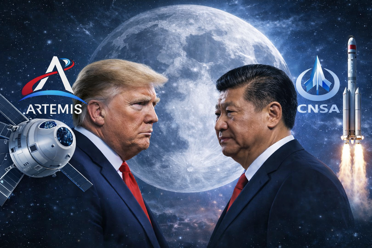 Souboj o Měsíc: Amerika a Čína v kosmickém duelu?