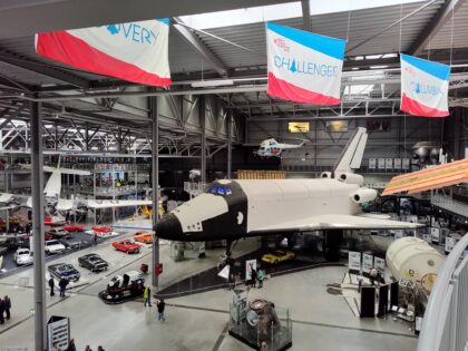 Prototyp raketoplánu Buran s proudovými motory v německém muzeu Spayer. Foto: Karel Zvoník