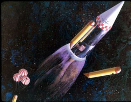 Raketa ROMBUS konstruktéra a vizionáře Philipa Bona