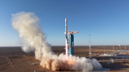 ZhuQue-3 při startu.