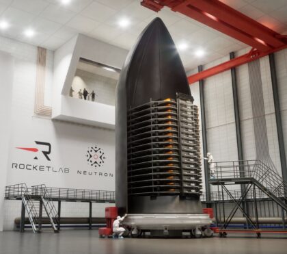 Vizualizace kapacity rakety Neutron při vynášení družic některé z konstelací