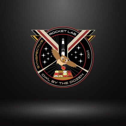 Logo 96. mise rakety Electron