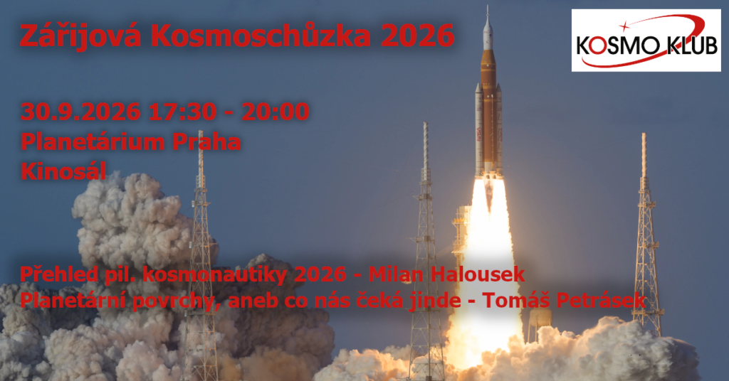 Program zářijové Kosmoschůzky