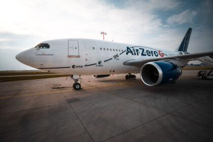 Airbus A310 použitý v březnu 2025 v prvním ročníku programu Zero-G.