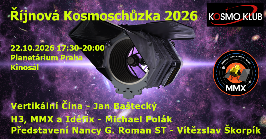 Program říjnové Kosmoschůzky