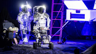 Analogové zařízení LUNA v Evropském středisku astronautů ESA.